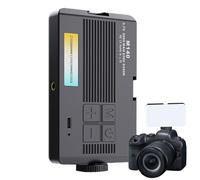 Luce della fotocamera del telefono ricaricabile: lampada di riempimento fotografico 96 integrata con luminosità regolabile, ideale per telefoni, laptop, computer, monitor e fotocamere