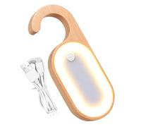 Luce della maniglia della porta - 15,1 x 6 x 1,4 cm Luce notturna LED in legno | Lampada memo con sensore di movimento USB ricaricabile cancellabile illuminazione per camera, corridoio, scale, hotel
