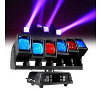 Luce della testa mobile di illuminazione della fase del LED, fascio del lavaggio dello zoom di 6X60W RGBW per i concerti, le esibizioni, gli eventi del DJ, illuminazione di KTV della barra