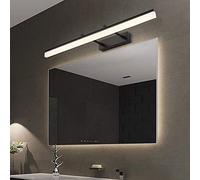 Luce Dello Specchio da Bagno a Led,Lampada Retraibile per Trucco,Nessun Scintillatore,Luce Anteriore Dello Specchio Regolabile a 180 ° per lo Spogliatoio Del Gabinetto Dello Specchio/9W 6000K
