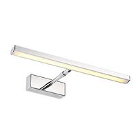 Luce Dello Specchio Del Bagno Condotta con Interruttore Impermeabile in Acciaio Inossidabile Lampada Del Gabinetto Dello Specchio Della Luce Del Trucco Anti Nebbia per la Famiglia, L'Hotel/55Cm7W
