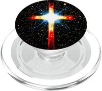 Luce dello Spirito Santo cristiano / Gesù Cristo Cross PopSockets PopGrip per MagSafe