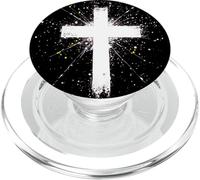 Luce dello Spirito Santo cristiano / Gesù Cristo Cross PopSockets PopGrip per MagSafe