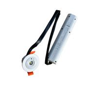 Luce d'emergenza LED a faretto da incasso per contro soffittature rotondo da 3w