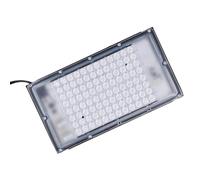 Luce di abbronzatura blu a 460 nm, 96 perle, 30W, lampada portatile per il corpo e il viso