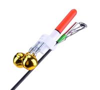 Luce di allarme esca per della canna da pesca, luce indicatore di di pesce, allarme LED per canna da pesca notturna, luce da pesca regolabile, sensibile luminosa, portatile