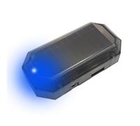 Luce Di Allarme Per Auto Solare - Spia Di Allarme Per Auto | Allarme Fittizio Simulato Ad Energia Solare Per Auto | Luce Di Sicurezza Lampeggiante A LED | Luce Antifurto | Lampada Finta Autoadesiva Pe
