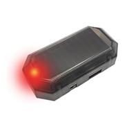 Luce Di Allarme Per Auto Solare - Spia Di Allarme Per Auto | Allarme Fittizio Simulato Ad Energia Solare Per Auto | Luce Di Sicurezza Lampeggiante A LED | Luce Antifurto | Lampada Finta Autoadesiva Pe