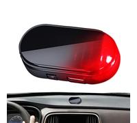 Luce di allarme solare per auto - Luce di sicurezza a carica solare, spia di avvertimento lampeggiante con porta USB per una visibilità affidabile, allarme di sicurezza del veicolo, protezione