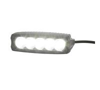 Luce di alta qualità LED Flood 5x 5W IP68 12-24V Nero 2.250 lumen Fila singola
