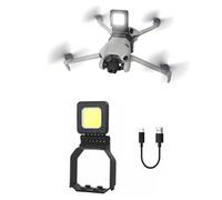 Luce di assistenza notturna per DJI Mini 4 Pro, luce stroboscopica ricaricabile a LED, anti-collisione, con cavo di ricarica, regolazione dell'angolo di 180° per una maggiore visibilità e navigazione