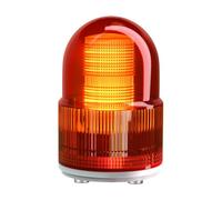 Luce di avvertimento a LED, 24 V ha suono, 24 V ha un suono E | Lampada di allarme visiva rossa, tre alloggiamenti resistenti alle intemperie per il controllo degli accessi al cantiere