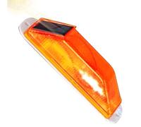 Luce di avvertimento flash solare - lampada da faro super luminosa, lampeggiatore a LED sensibile impermeabile | Segnale di sicurezza esterno per costruzione Strada di carreggiata Segno di traffico