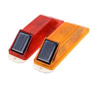 Luce Di Avvertimento Flash Solare, Luce Di Avvertimento Stroboscopica Solare, Impermeabile IP54, Controllo Della Luces Wireless, Lampeggiante, Barriera, Segnaletica Stradales Di Sicurezza Per Cantieri