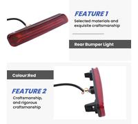 Luce Di Avviso Posteriore A LED Per Freno, Fanale, Paraurti E Nebbia