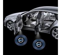 Luce di Benvenuto Auto Porta per Volvo C30 C40 C70, Luci Benvenute Cortesia LED Llluminazione Portiera Auto,A Black-2