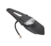 Luce di coda motociclistica a LED universale con arresto del parafango posteriore per modelli di trail mx bici compatibili(white)