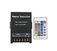 Luce di controllo remoto RF wireless con custodia in ferro da 12-24 V, 24 tasti, 10 A x 3 canali, pulsanti colorati, dimmer LED ad alta potenza 30 A