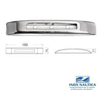 LUCE DI CORTESIA 3 LED SENZA INCASSO LUCE BIANCA FRONTALE IN ACCIAIO INOX BARCA