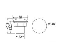 Luce di cortesia a LED blu - 1 PZ Osculati - 13.183.03 - 1318303