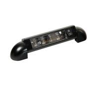LUCE DI CORTESIA PLAFONIERA LED PER AUTO CAMION CAMPER LUCE BIANCA ROTANTE NERA