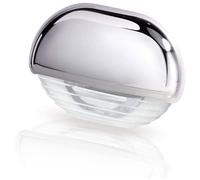 Luce di cortesia segnapasso a LED ovale 12v INOX