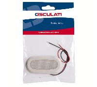 Luce di Cortesia Stagna 5 LED - Senza Incasso - Bianca