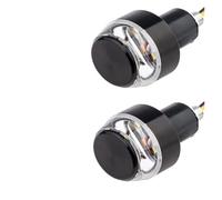 Luce Di Direzione A LED Per Manubrio Per Moto, Bianca E Gialla, Luce Posizione Laterale, Accessori Per L'illuminazione Moto Indicatori Direzione