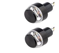 Luce Di Direzione A LED Per Manubrio Per Moto, Bianca E Gialla, Luce Posizione Laterale, Accessori Per L'illuminazione Moto Indicatori Direzione