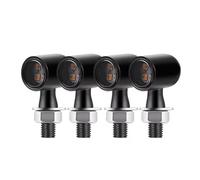 Luce Di Direzione Universale 12V 8mm Motociclo Indicatore Lampada Motociclo Indicatore Di Direzione Luce Freno Metallo Blinker
