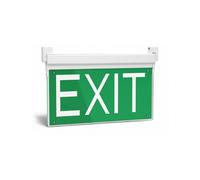 Luce di emergenza led con segnaletica cartelli uscita exit per negozio uffici [EEK: A]