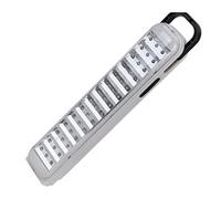 Luce di Emergenza Torcia Portatile Lampada Ricaricabile Bianca 42 LED con Cavo