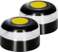 Luce Di Emergenza V16(Con Ventosa + Custodia Protettiva + Cavo Usb/Tipo C + Batteria), Con Geolocalizzazione Approvata V16 Omologata DGT, Con Scheda Sim Incorporata Fino A 2038-2PCS