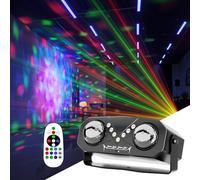 Luce di festa con palla da discoteca per DJ,Materiale ABS, luce stroboscopica attivata da voce con telecomando LED, adatta per feste, karaoke, riunioni di famiglia, matrimoni e altre occasioni.