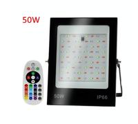 Luce di inondazione LED cambiante RGB colorata da 50 W con telecomando