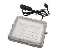 Luce di Inondazione Potente Resistente All'acqua a Luce Nera LED UV per Feste Luminose e Decorazioni Natalizie 395 Nm 1 Confezione