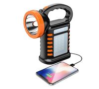 Luce di lavoro a LED, luce flash ricaricabile a energia solare con LED Work Light - Work Light - Portable Solar Powered with 3 Modes, Bright, Waterproof Survival Flashlight