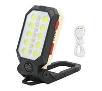 Luce di lavoro a LED Super Bright Bright Regolabile Magnetica Lampa lavoro di pannocchia ricaricabile con interfaccia G1/4 per la manutenzione delle auto campeggio