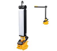 Luce di lavoro LED Proiettore di campeggio compatibile con Dewalt 18V la batteria, USB Port 270 ° Rotazione Illuminazione per la riparazione dell'automobile, Escursionismo Pesca Illuminazione esterna