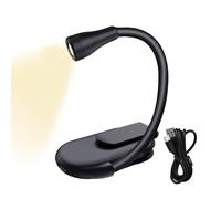 Luce di lettura del libro - Lampada da scrivania portatile, clip dimmabile | 1.81x0.68 pollici il supporto per lampada a LED ricaricabile, strumento compatto, ora di andare a letto usa un assenziale p
