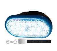 Luce di lettura per interni auto, Luci a LED per interni,Lampada da lettura per auto ricaricabile tramite USB con 6 colori | Fanale posteriore da ciclismo per guida notturna, lampada da lavoro magneti