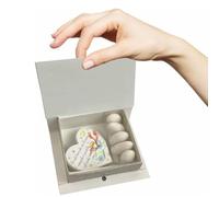 Luce di Luna Set 6 Calamite Piccolo Principe con 6 scatole, 6 Biglietti, 6 bliester con Confetti e Nastro