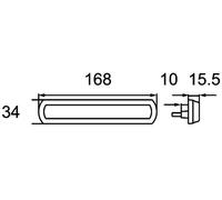 Luce Di Marcatura Laterale, Lampada Di Posizione LED HELLA 2PS 013 301-071