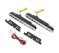 Luce di marcia diurna, luce diurna a led, luce a led acrilica 5050 30led Luci di marcia diurna a due colori Drl Turn Lamp Fit for Car