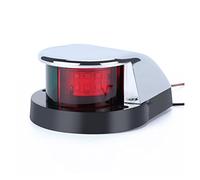 Luce Di Navigazione A LED Luce Laterale Della Nave Sinistra E Destra Luce Di Navigazione Luce Del Segnale Stradale Accessori Hardware For Yacht Marini,Resistente alla corrosione(Silver)