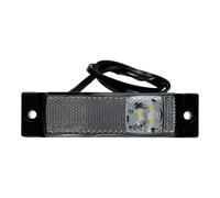 Luce Di Posizionamento LED Bianca Con Cavo Piatto Per Camion Auto Rimorchio