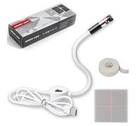 Luce di posizionamento magnetica per macchina da cucire, luce trapuntata con punto regolabile/linea retta/mirino, per ottenere cuciture ultra precise (cros, B)