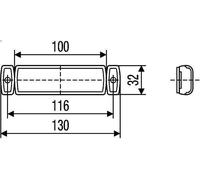 Luce di posizione HELLA 2PS 008 645-991