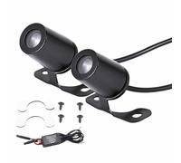 Luce di proiezione motociclistica - Lampada ombra ad ala d'angelo, accessorio per supporto laterale | Illuminazione ambientale decorativa a LED con design impermeabile, ornamento visivo in moto person