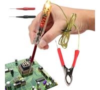 Luce di prova - Tester circuito | Tester per fusibili auto | Luce di prova digitale con torcia misura la polarità continuità fusibili automobilistici per tensione della batteria d